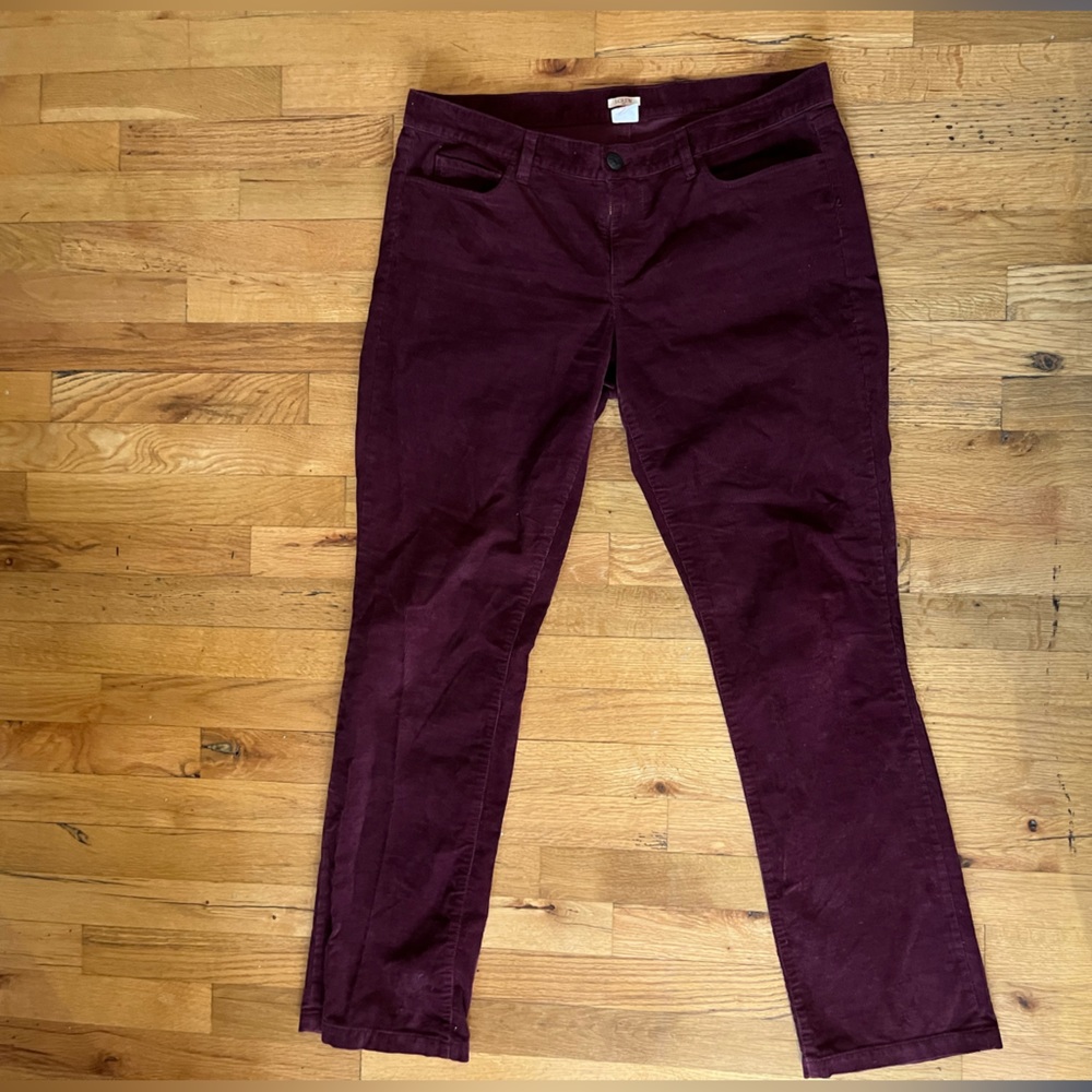 J. Crew Matchstick Cords 33R